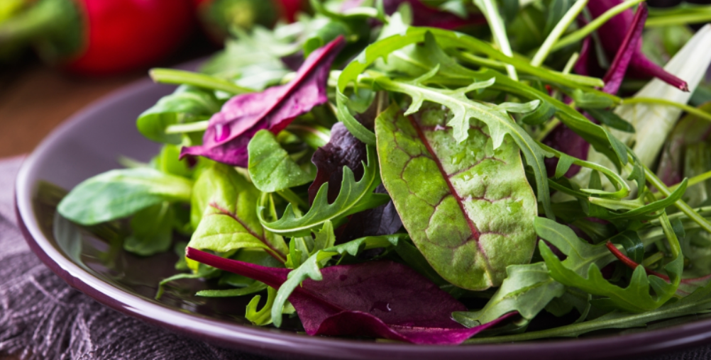 green leafy vegetables