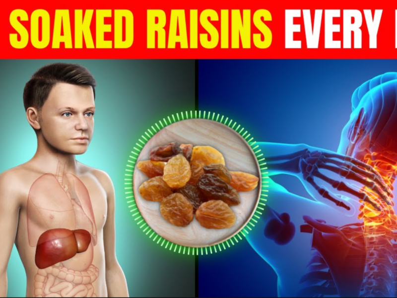 soaked raisins