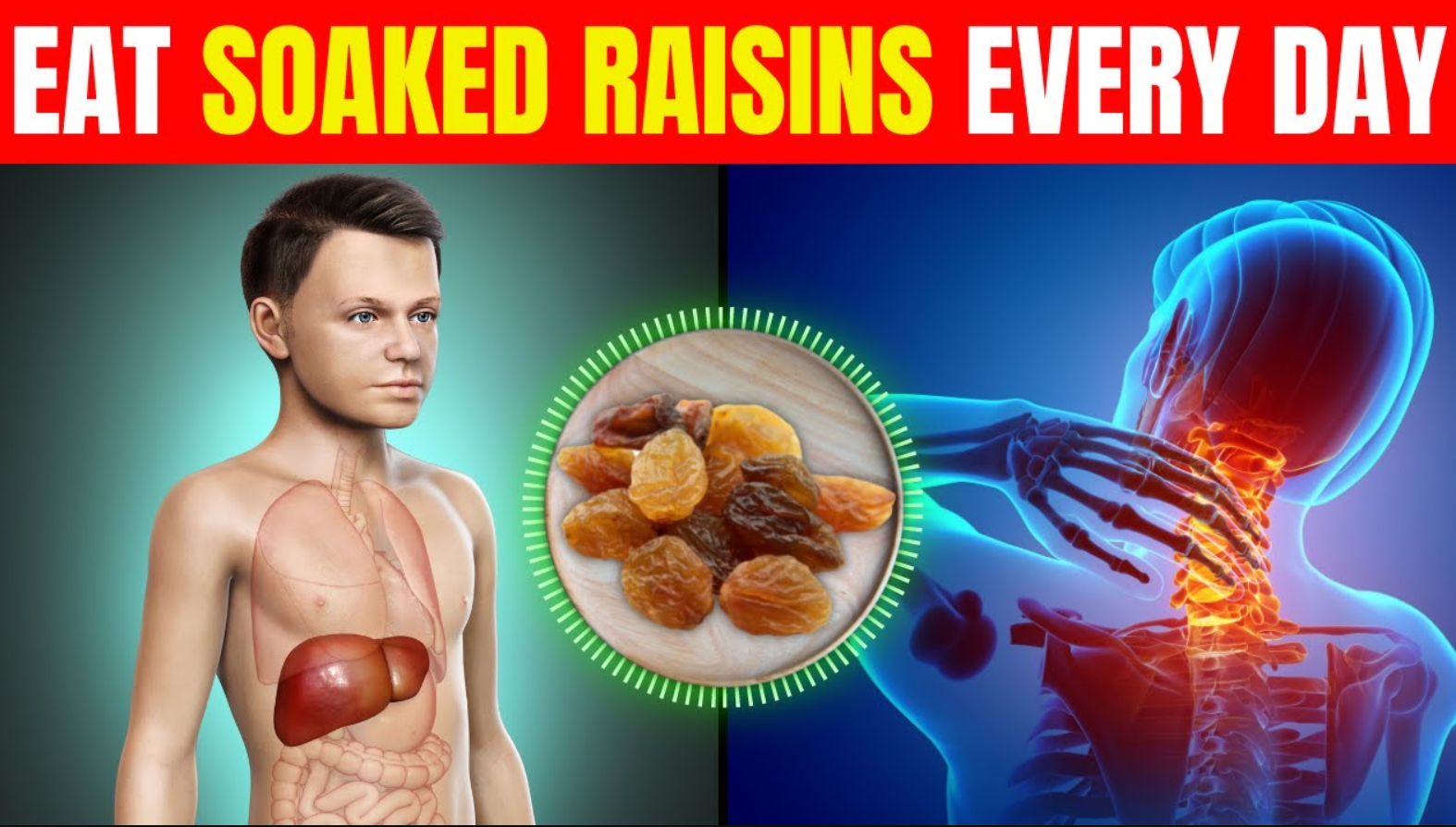 soaked raisins