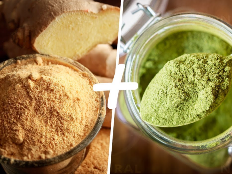 Ginger and moringa