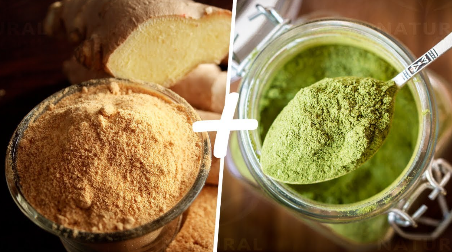 Ginger and moringa